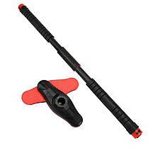 Турнік розсувний Cornix Pro 110-150 см XR-0285 Black/Red, фото 4