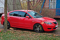 Окантовка окон нержавейка (4 шт) Хэтчбек для Mazda 3 2003-2009 гг