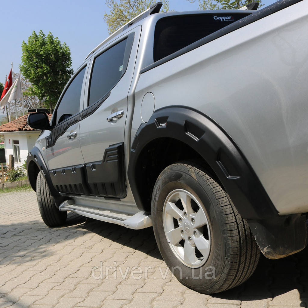 Расширители колесных арок V2 (EuroCap) для Fiat Fullback 2016- гг