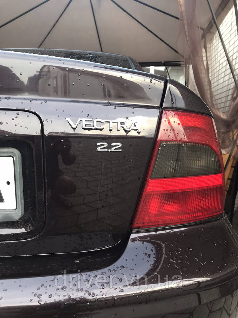 Надпись Vectra (Турция) 190мм на 26мм для Opel Vectra B 1995-2002 гг