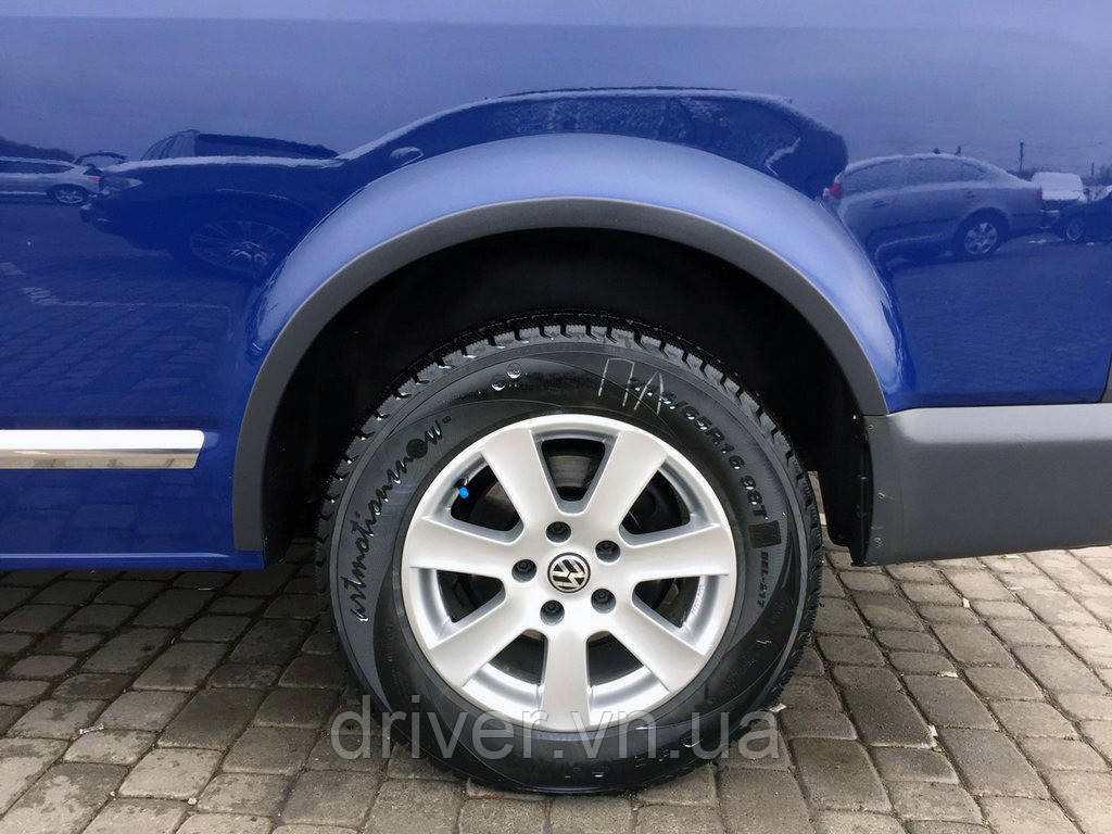Накладки на арки (6 шт, ABS) для Volkswagen T5 Caravelle 2004-2010 гг