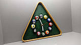 Годинник настінний B/У Billiards Wall Clock, фото 7