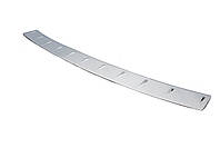 Накладка на задний бампер Carmos нержавейка для Skoda Rapid 2012-2019 гг