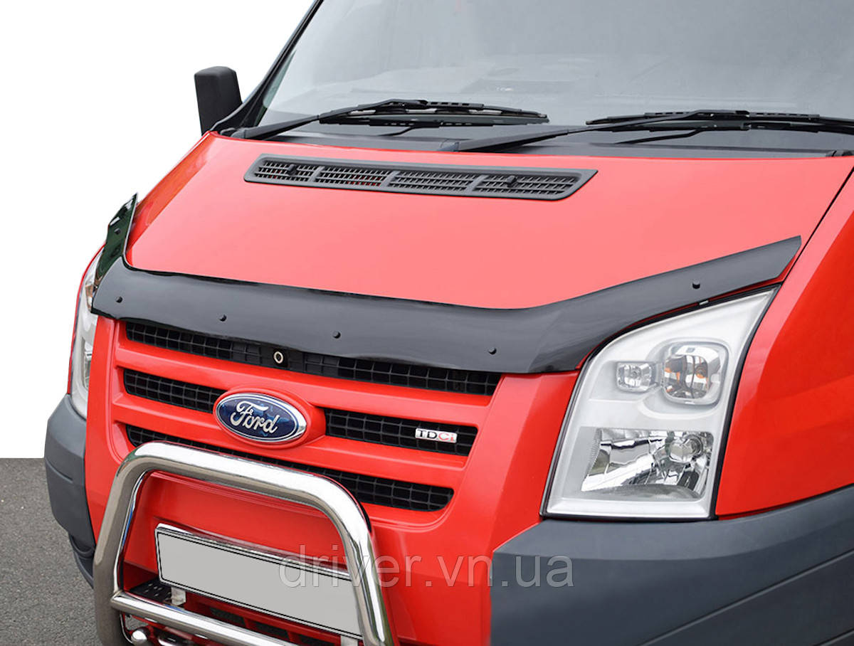 Дефлектор капота 2006-2014 EuroCap для Ford Transit, фото 1