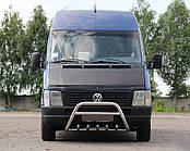 Кенгурятник WT003 (нержавейка) 60мм, с надписью для Volkswagen LT 1995-2006 гг