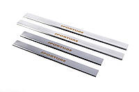 Накладки на дверные пороги SportLine (4 шт, нержавейка) для Mercedes E-сlass W124 1984-1997 гг