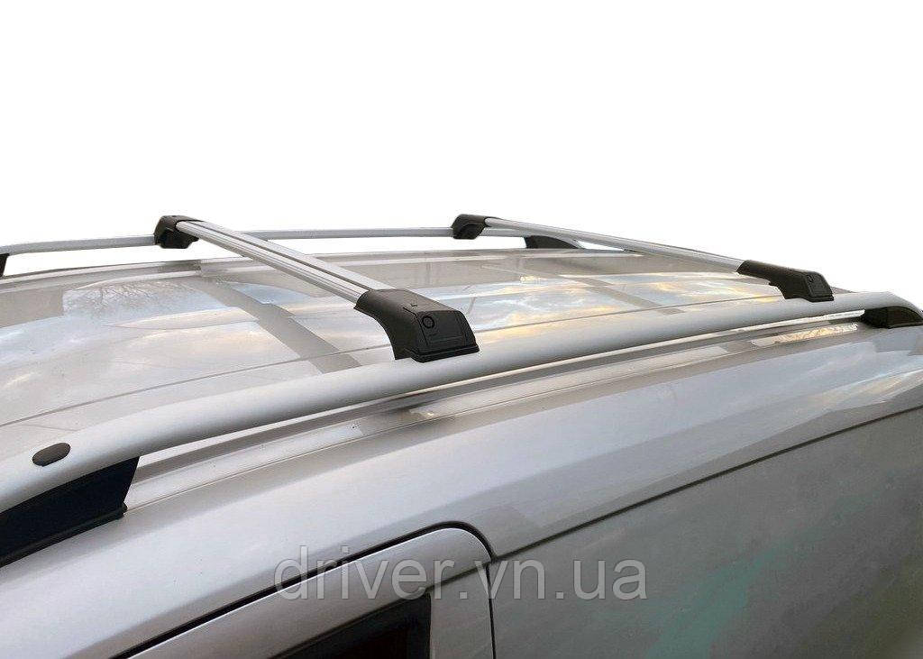 Перемычки на рейлинги без ключа Flybar (2 шт) Черный для Mercedes Citan 2013- гг