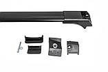 Перемычки на рейлинги без ключа Flybar (2 шт) Черный для Mercedes E-сlass W212 2009-2016 гг, фото 4