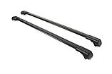 Перемычки на рейлинги без ключа Flybar (2 шт) Черный для Mercedes E-сlass W212 2009-2016 гг, фото 7