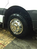 Колпаки из нержавейки Эксклюзив V1 (2 катковые, 4 шт) 2006-2013 для Mercedes Sprinter W906, фото 3