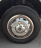 Колпаки из нержавейки Эксклюзив V1 (2 катковые, 4 шт) 2006-2013 для Mercedes Sprinter W906, фото 4