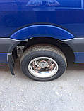 Колпаки из нержавейки Эксклюзив V1 (2 катковые, 4 шт) 2006-2013 для Mercedes Sprinter W906, фото 6