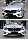 Передняя решетка GT Panamericana (для Avantgarde 2016-2019) для Mercedes E-сlass W213, фото 5