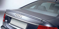 Задний спойлер (3 части, под покраску) для Ауди A6 C6 2004-2011 гг