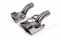 Насадки на глушитель V1 (2 шт, нержавейка) для Range Rover Sport 2005-2013 гг