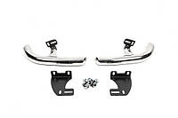 Задние уголки AK003 (2 шт., нержавейка) для Hyundai Santa Fe 2 2006-2012 гг