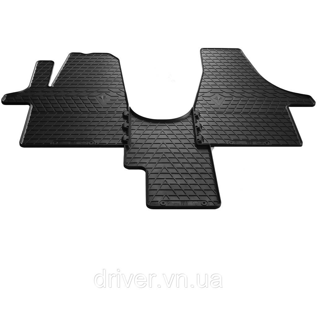 Резиновые коврики (3 шт, Stingray) На сиденья 2-20251 для Volkswagen T5 Caravelle 2004-2010 гг