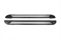 Боковые Подножки Vision New Black (2 шт., Алюминий) для MG ZS 2017- гг