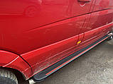 Боковые пороги Maya Red (2 шт., алюминий) Средняя база для Mercedes Sprinter W906 2006-2018 гг, фото 5