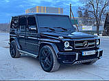 Передний бампер AMG G63/G65 (в сборе) G65 (черная сетка) для Mercedes G сlass W463 1990-2018 гг, фото 3