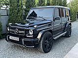 Передний бампер AMG G63/G65 (в сборе) G65 (черная сетка) для Mercedes G сlass W463 1990-2018 гг, фото 5