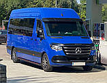 Боковые пороги Maya Red (2 шт., алюминий) Средняя база – задний привод для Mercedes Sprinter W907/W910 2018-, фото 3