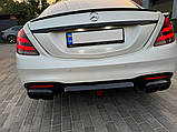 Комплект обвесов S63 AMG (2018-restyling) для Mercedes S-сlass W222, фото 11