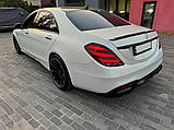 Комплект обвесов S63 AMG (2018-restyling) для Mercedes S-сlass W222, фото 10