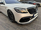 Комплект обвесов S63 AMG (2018-restyling) для Mercedes S-сlass W222, фото 6