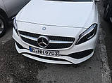 Передняя решетка Diamond Silver 2014-2018, без камеры для Mercedes C-сlass W205, фото 9