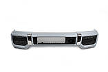 Передний бампер AMG G63/G65 (в сборе) G65 (черная сетка) для Mercedes G сlass W463 1990-2018 гг, фото 10