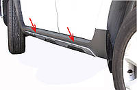 Накладки на дверной молдинг из нержавеющей стали (6 шт) OmsaLine - Итальянская Нержавейка для Renault Duster
