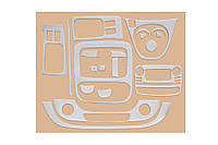 Накладка на торпедо Алюминий для Renault Trafic 2015- гг