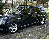 Накладки на арки SD/SW (4 шт, черные, ABS) для Volkswagen Passat B7 2012-2015 гг