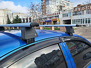 Поперечины на гладкую крышу (2 шт, Asaf V4) для Chevrolet Aveo T250 2005-2011 гг