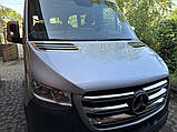 Накладки на воздухозаборник OmsaLine (2 шт., нерж) для Mercedes Sprinter W907/W910 2018- гг, фото 5