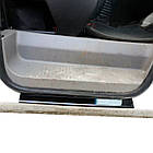 Накладки на пороги ABS (2 шт) Матовые для Renault Logan MCV 2005-2013 гг
