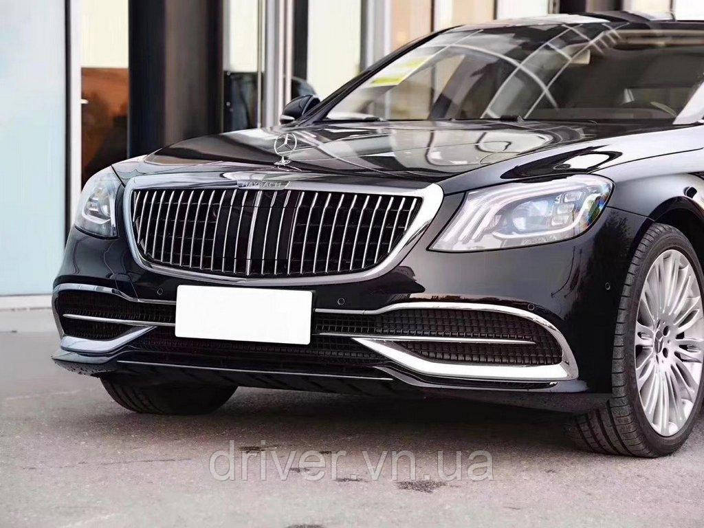 Комплект обвесов на Maybach (2018-2022, без оптики) для Mercedes S-сlass W222