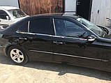 Наружняя окантовка стекол (нерж) SD, Carmos - Турецкая сталь (4 шт) для Mercedes E-сlass W211 2002-2009 гг, фото 6
