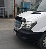 Дефлектор капота 2013-2025 (V2, EuroCap) для Mercedes Sprinter W906, фото 7