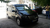 Козырек на лобовое стекло (черный глянец, 5мм) для Mercedes Vito/V-class W447 2014- гг, фото 5