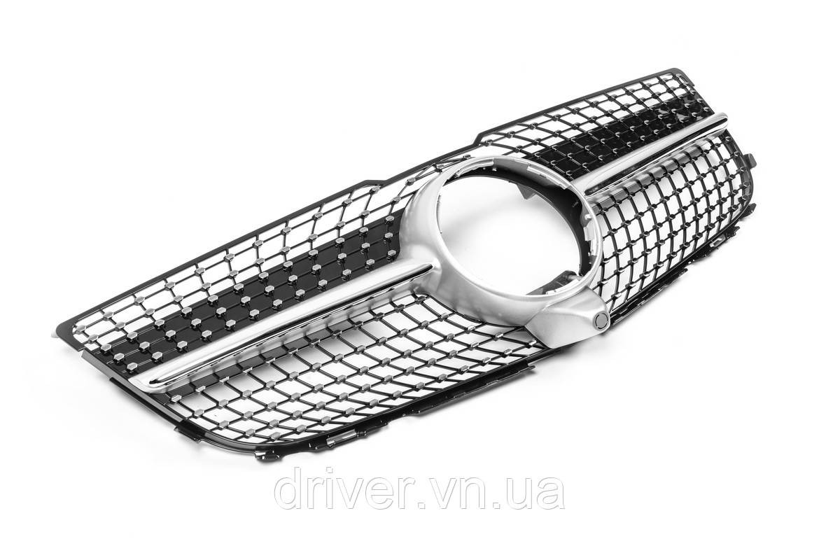 Передняя решетка Diamond Silver (2013-2015) для Mercedes GLK сlass X204