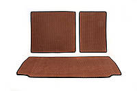 Коврики в багажник (EVA, кирпичные) для Toyota Sequoia 2007-2022 гг