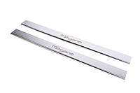 Накладки на пороги Carmos (2-дверные, нержавейка) для Renault Megane III 2009-2016 гг