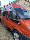 Боковые Подножки Maya Red (2 шт., Алюминий) L2 (средняя база) для Ford Transit 2000-2014 гг, фото 2
