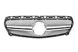 Передняя решетка AMG Silver (2012-2015) для Mercedes A-сlass W176, фото 3