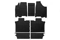 Резиновые коврики 6 мест (3 ряда, Stingray Premium) для Toyota Sienna 2010-2020 гг