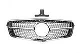 Передняя решетка Diamond Silver (2009-2012) для Mercedes E-сlass W212, фото 3