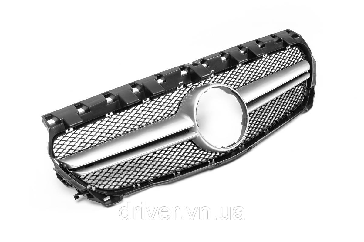 Передняя решетка (2013-2016, AMG Silver) для Mercedes CLA C117