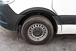 Накладки на арки (4 шт, черные) для Mercedes Sprinter W907/W910 2018- гг, фото 3